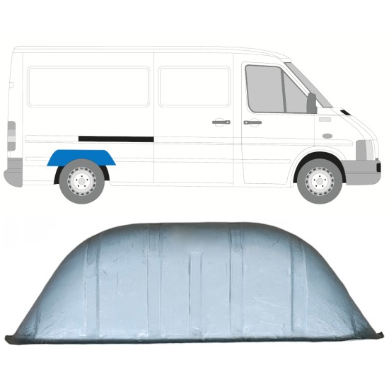 Reparaturblech Innenkotflügel hinten