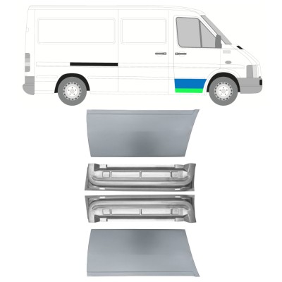 Reparaturblech innen + außen vorderer Tür für Volkswagen LT 1996-2005 / Links+Rechts 16568