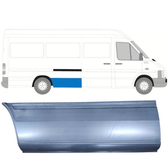 Reparaturblech Kotflügel hinten für Volkswagen LT 1996-2005 / Rechts 13473