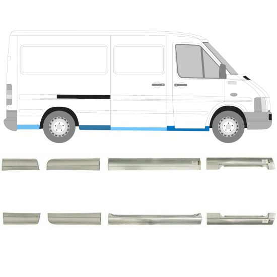Reparaturblech-Set für Volkswagen LT 1996-2005 / Links+Rechts / 14387