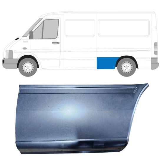Reparaturblech Kotflügel hinten für Volkswagen LT 1996-2005 / Links 13413