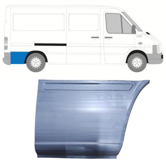 Reparaturblech hinterer Kotflügel hinteres Teil für Volkswagen LT 1996-2005 / Rechts 13471