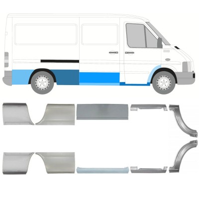 Reparaturblech-Set für Volkswagen LT 1996-2005 / Links+Rechts 16612