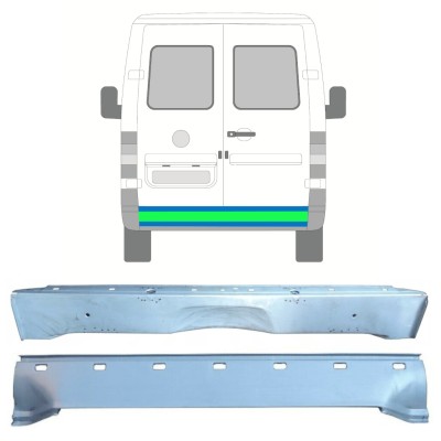 Reparaturblech hinten für Volkswagen LT 1996-2005 / Satz 14274