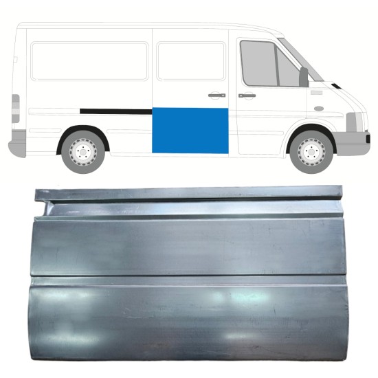 Reparaturblech außen Schiebetür für Volkswagen LT 1996-2005 / Rechts 16596