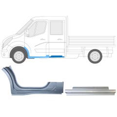 Reparaturblech-Set für Renault Master 2010- / Links / 14914