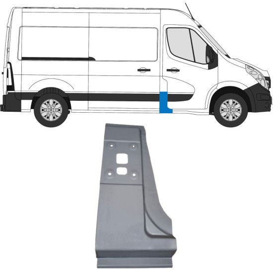 Reparaturblech der Säule für Opel Movano 2010-2021 / Rechts 16918