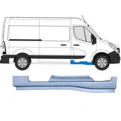 RENAULT MASTER 2010- VORNE SCHWELLER REPARATURBLECH / RECHTS