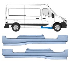 Reparaturblech Schweller vordere Tür für Renault Master 2010- / Links+Rechts / Satz 10794