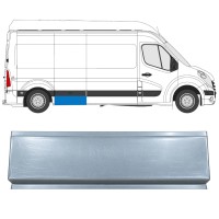 Reparaturblech vorderes Teil Kotflügel hinten für Renault Master 2010-2024 / Links = Rechts (symmetrisch) 17293