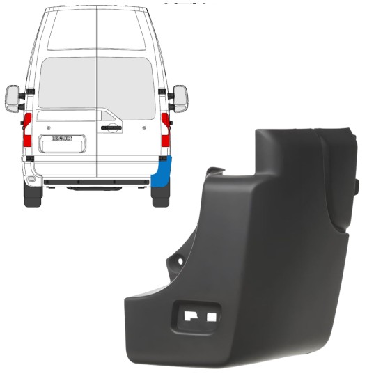 Ecke hinterer Stoßstange für Opel Movano 2010-2021 / Rechts 17240
