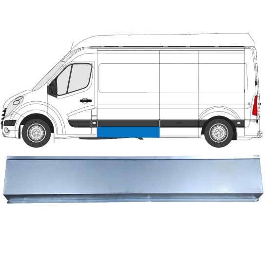 Reparaturblech Seite für Renault Master 2010- / Links 16791