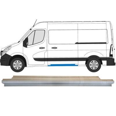 Reparaturblech Schiebetürschweller für Renault Master 2010- / Links 14915
