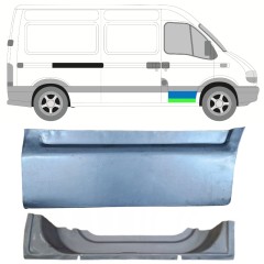 Reparaturblech innen + außen vorderer Tür für Opel Movano 1998-2010 / Rechts 16878