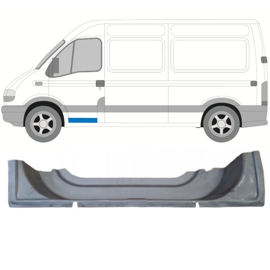 Reparaturblech innere vordere Tür für Renault Master 1998-2010 / Links 16862