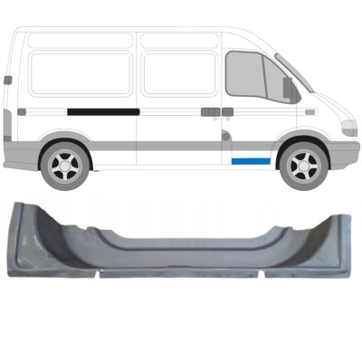 Reparaturblech innere vordere Tür für Opel Movano 1998-2010 / Rechts 16863