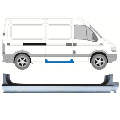 Reparaturblech Schiebetürschweller für Renault Master 1998-2010 / Rechts 14875