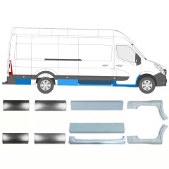 Reparaturblech-Set für Renault Master 2010- / Links+Rechts / 10065