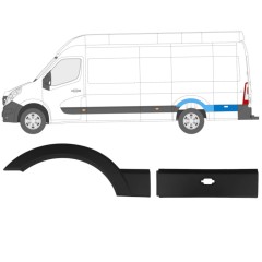 Seitenleiste für Opel Movano 2010-2021 / Links / Satz 13283
