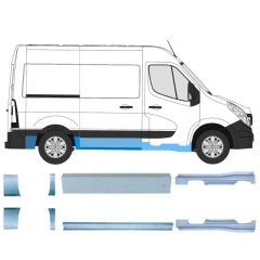Reparaturblech-Set für Renault Master 2010- / Links+Rechts / 14925