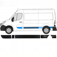 RENAULT MASTER OPEL MOVANO NV 400 2010- SEITENLEISTEN SATZ / LINKS