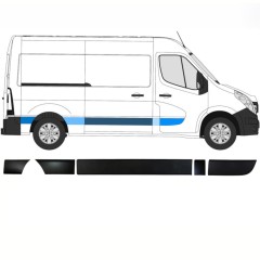 Satz Seitenleisten für Opel Movano 2010-2021 / Rechts / 13913