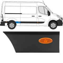 Seitenleiste hinterer Kotflügel mit Lampe für Nissan NV400 2010- / Rechts 15655