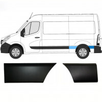 RENAULT MASTER OPEL MOVANO NV 400 2010- SEITENLEISTEN SATZ AUS ZWEI / LINKS