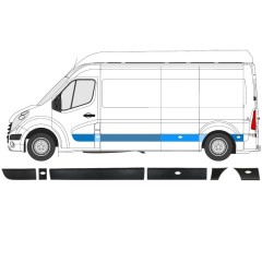 Satz Seitenleisten für Opel Movano 2010-2021 / Links / 13919
