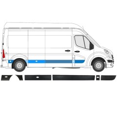 Satz Seitenleisten für Opel Movano 2010-2021 / Rechts / 13917