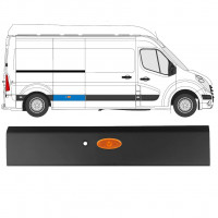 RENAULT MASTER 2010- SEITENLEISTE LANG PDC MIT HECKLEUCHTE / RECHTS