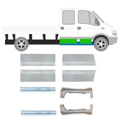 Reparaturblech-Set für Opel Movano 1998-2010 / Links+Rechts 15334