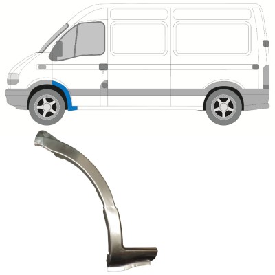 Reparaturblech vorderer Radlauf für Opel Movano 1998-2010 / Links 15359