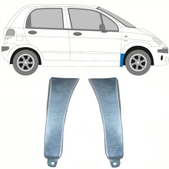 Reparaturblech Kotflügel vorne für Daewoo Matiz 1998-2008 / Links+Rechts / Satz 10037