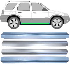 Reparaturblech Schweller + Innen-Schweller für Ford Maverick 2001-2008 / Links+Rechts / Satz 14856