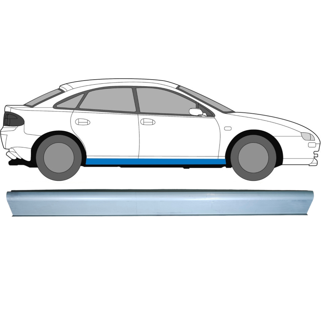 Reparaturblech Schweller Für Mazda 323F Ba 1994-1998 / Links = Rechts (Symmetrisch) 6684