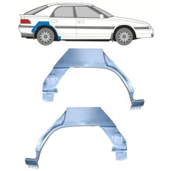 Reparaturblech Kotflügel hinten für Mazda 323F BG 1989-1994 / Links+Rechts / Satz 9855
