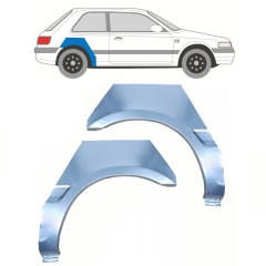 Reparaturblech Kotflügel hinten für Mazda 323 BG 1989-1994 / Links+Rechts / Satz 9853