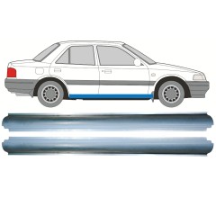 Reparaturblech Schweller für Mazda 323 BG 1989-1994 / Links = Rechts (symmetrisch) / Satz 9877