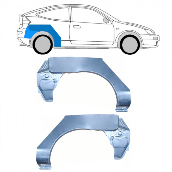 MAZDA 323 BH 1994-1998 3 TÜR COUPE RADLAUF REPARATURBLECH / SATZ