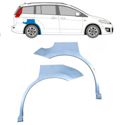 MAZDA 5 2005-2010 RADLAUF REPARATURBLECH / SATZ