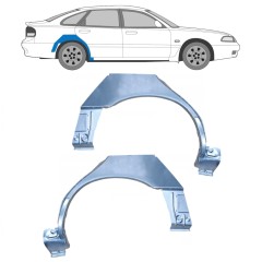 Reparaturblech Kotflügel hinten für Mazda 626 1992-1997 / Links+Rechts / Satz 9893