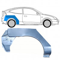 MAZDA 323 BH 1994-1998 3 TÜR COUPE RADLAUF REPARATURBLECH / RECHTS