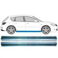Reparaturblech Schweller für Mazda 3 2003-2009 / Links+Rechts / Satz 11357