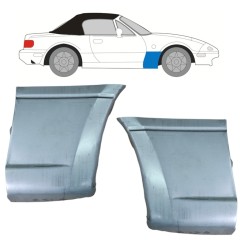 Reparaturblech Kotflügel vorne für Mazda MX-5 1989-1998 / Links+Rechts / Satz 9830