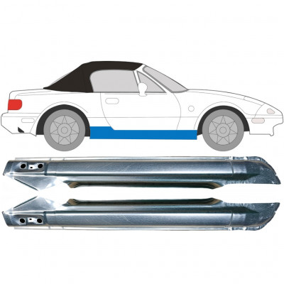 MAZDA MX-5 1989-1998 VOLL SCHWELLER REPARATURBLECH / SATZ