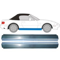 Reparaturblech Schweller für Mazda MX-5 1989-1998 / Links = Rechts (symmetrisch) / Satz 9509