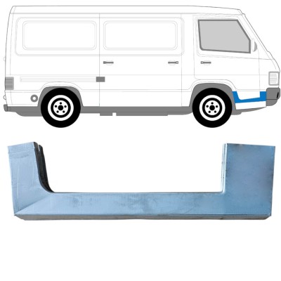 Reparaturblech Schweller vordere Tür für Mercedes MB 100 1988-1996 / Rechts 16857