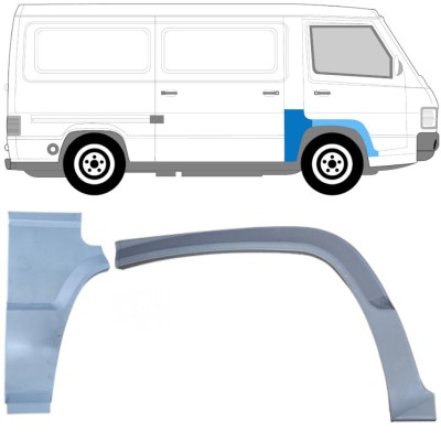 Reparaturblech-Set für Mercedes MB 100 1988-1996 / Rechts / 16965