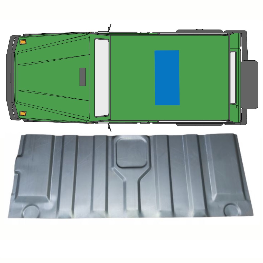 Mercedes G Class 1979 Hinten Boden Panel Vor Teil EasyParts